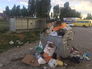 На участке ул.Жайыл Баатыра свалка, так как один мусорный бак на весь район (фото)