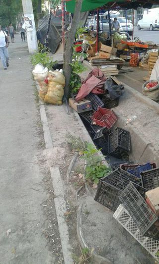 Аламединский акимиат о стихийной торговле в городке Энергетиков: Проведена саночистка