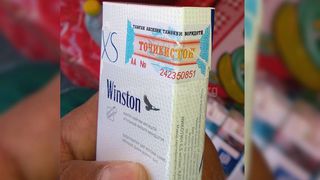 На Ошском рынке продавали сигареты с акцизом Таджикистана <i>(фото)</i>