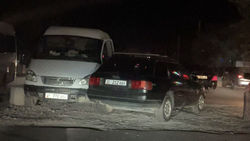 В Новопавловке столкнулись «Газель» и «Ауди». Видео с места аварии