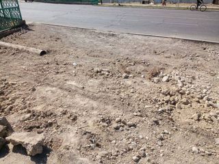Дорогу в 5 мкр после завершения земляных работ не восстановили (фото)