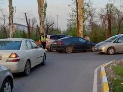 ДТП на Айтматова-Абдрахманова в Бишкеке. Фото