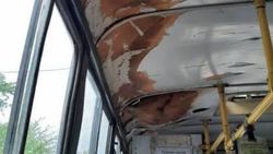 Автобус №48 в плачевном состоянии. Фото горожанки