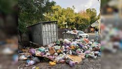 «Тазалык» вывез мусор на Рыскулова-Молодой Гвардии после жалобы горожанина