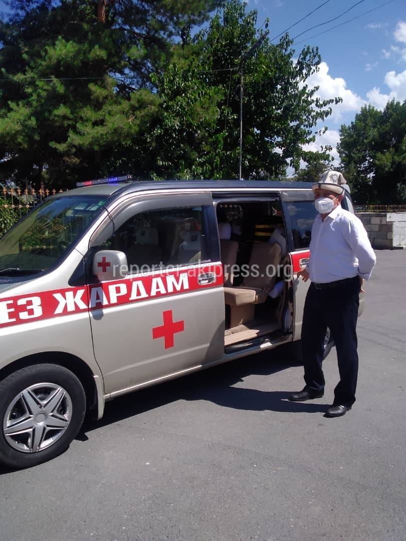 Подарок в виде автомашины Скорой помощи получил от жителей села Чалминский  ГСВ