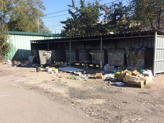 Уже неделю не убирается мусор на пересечении улиц Буденного и Салиевой в Бишкеке, - читатель (фото)