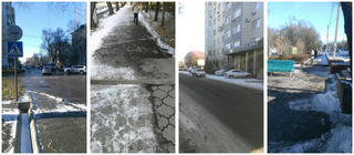 «Бишкекасфальтсервис» устранит ряд препятствий на тротуарах по ул.Боконбаева с наступлением весны