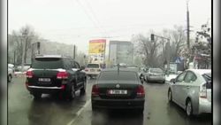 В Бишкеке замечен полностью тонированный «Фольксваген Поло», - очевидец