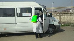 Коронавирус: В Жалал-Абаде за дезинфекцию общественного транспорта берут деньги?
