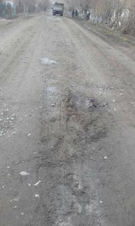 Автодорога Озгоруш — Ат-Башы находится в плохом состоянии (фото)