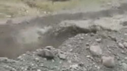 Житель Аксыйского района заснял на видео сход селевых потоков