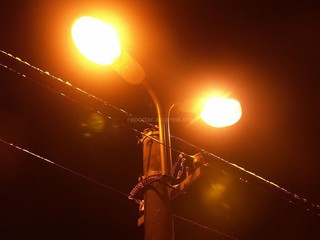 Электромонтеры отключили на ул.Люксембурга освещение, которое недавно установили, - бишкекчанин