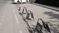 Бишкекчанин интересуется, законно ли кафе «Ассорти Бухара» огородило общественную парковку на ул.Ибраимова <i>(фото)</i>