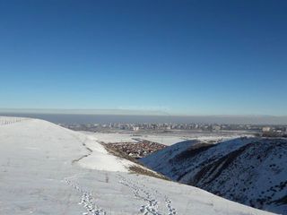 Бишкекчанин обеспокоен загрязнением атмосферы Бишкека <i>(фото)</i>