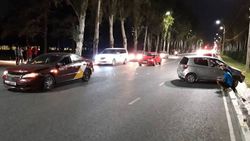На Ч.Айтматова - Южная магистраль произошло столкновение трех авто (видео)