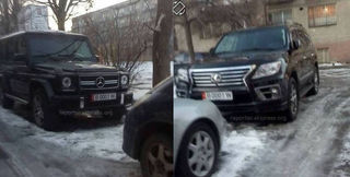 Один из одинаковых госномеров на двух машинах в Бишкеке является подложным, - ГРС