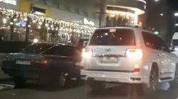 На Киевской «Тойота» ехала задом по встречной полосе <i>(видео)</i>