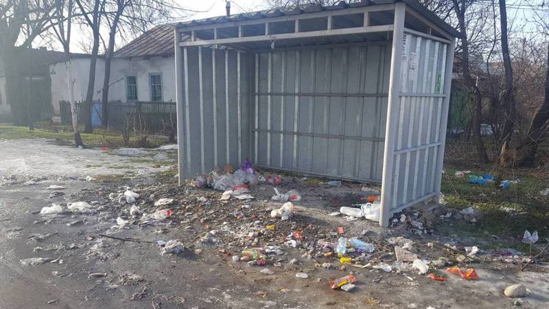 В Рабочем городе нет мусорных баков, что приводит к образованию свалки