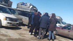 Пошел 4-й день, как кыргызстанцы стоят на границе Казахстана и России. Видео, фото