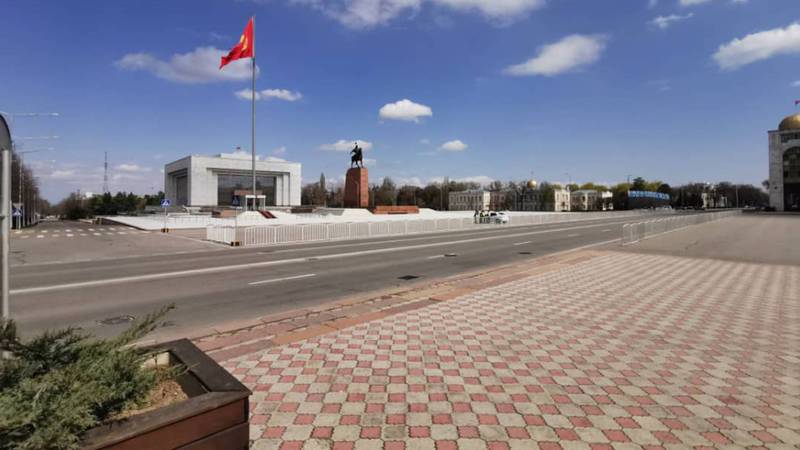 Фото, видео: Бишкек во время карантина