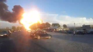 Новые <b>видео</b> момента взрыва на АЗС в Баткене