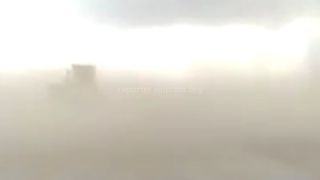 Видео — Песчаная буря на Иссык-Куле