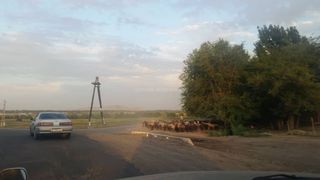 На основной дороге села Токбай нет знака «Крутой поворот», - читатель (фото)