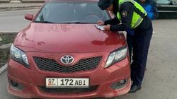 Водитель «Камри» оштрафован на 1000 сомов за парковку в неположенном месте, - УПСМ