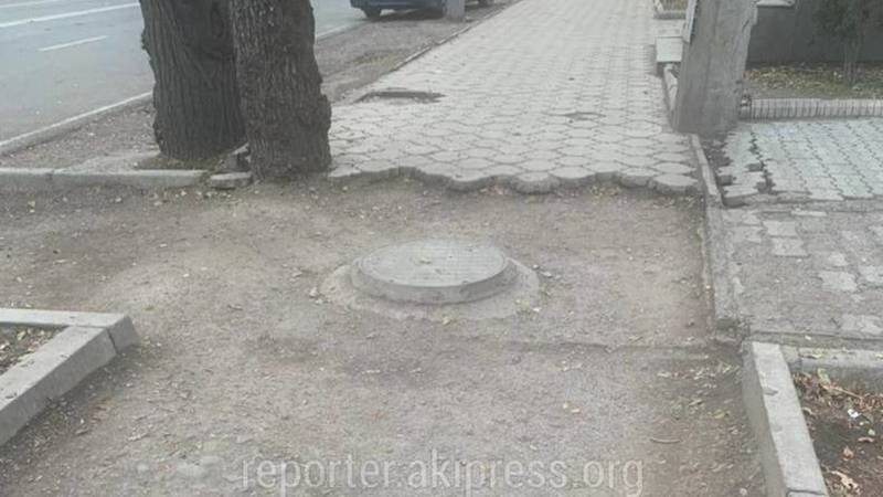 Ремонт тротуара на Горького-Тыныстанова в 2022 году не предусмотрен, - мэрия