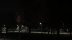 В парке «Адинай» мигают фонари