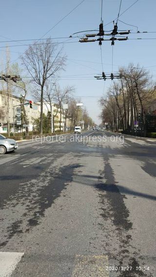 Пересечение проспекта Чынгыза Айтматова и улицы Московская