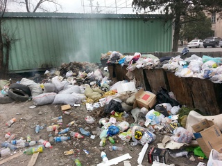 Жители города требуют в срочном порядке вывезти мусор <b><i> (фото) </i></b>