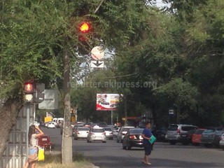 Ветки закрывают светофор на пересечении пр.Мира и ул.Московская, - автолюбитель <b><i>(фото)</i></b>