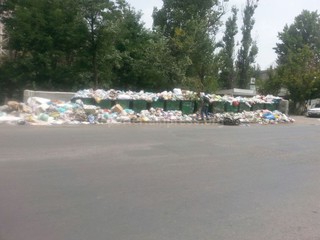 На улице Чолпон-Атинской не убирают мусор, - житель <b><i>(фото)</i></b>