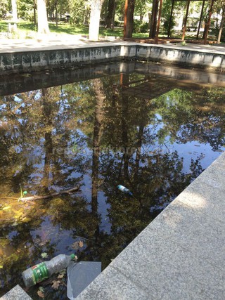 Фонтан в Дубовом парке в запущенном состоянии, - читатель <b><i>(фото)</i></b>