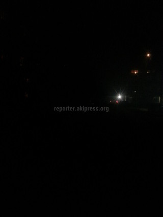 «Бишкексвет» восстановит ночное освещение по улице К.Акиева в ближайшее время