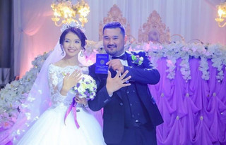 В Бишкеке прошла свадьба шоумена Бакыта Байсариева и Алии Асаналиевой <i>(фото)</i>