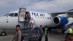 Самолет, направлявшийся из Бишкека в Ош, не смог взлететь в аэропорту