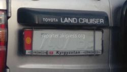 Бишкекские водители начали скрывать свои номера на авто, - горожанин (фото)