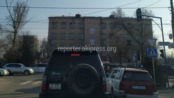 В Бишкеке на Ахунбаева-Матросова не работает светофор (фото)