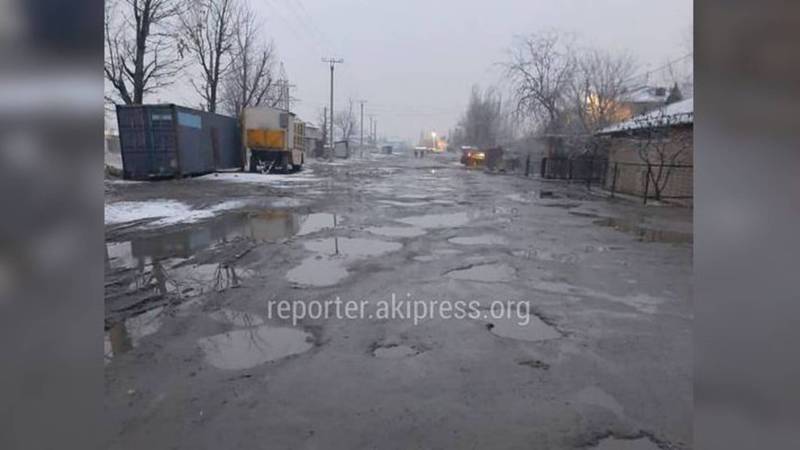 «Бишкекасфальтсервис» не планирует ремонт улицы Айни