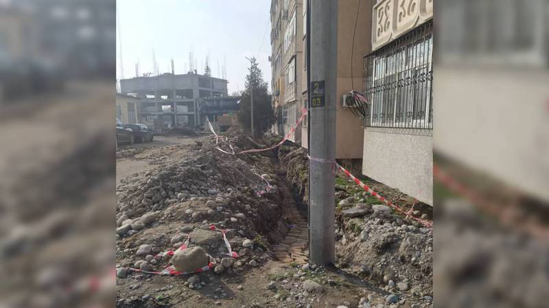 Подрядчик, который не восстановил тротуар на ул.Суванбердиева, оштрафован на 46 тыс. сомов
