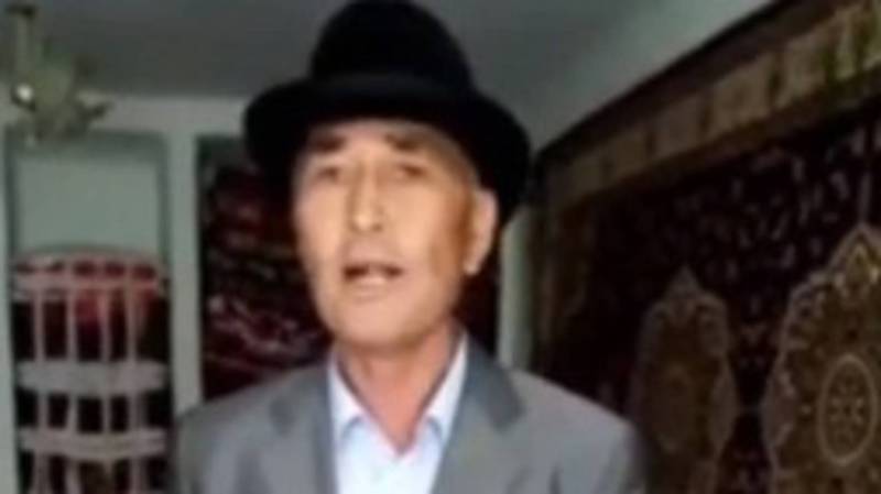 Житель Ала-Букинского района спел «День Победы» и «Катюшу». Видео