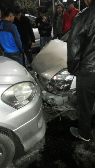 В Бишкеке произошла авария с участием 4 автомашин <b>(фото)</b>