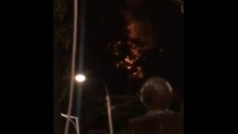 Видео пожара в доме на улице Токтогула
