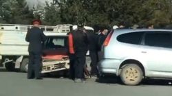 В Узгене столкнулись «Тико» и «Стрим». Видео с места аварии