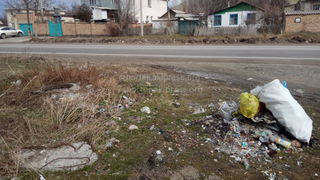 По улице Сарыбагыша в селе Беш-Кунгей вывезен мусор, - Аламединская РГА