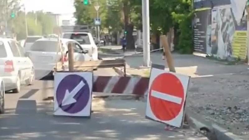 На Панфилова не восстановили дорогу, хотя обещали сделать до 23 июня. Видео горожанина