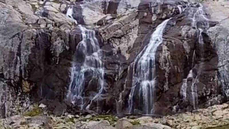 Кыргызский Ниагарский водопад. Видео и фото