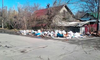 По улице Осмонкулова ТБО расчищен и весь мусор убран, - «Тазалык»